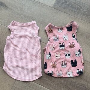 Pink Dog Print Cooling Tops